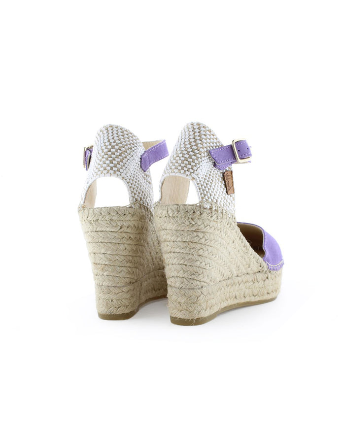 vidorreta Sandalia en serraje lavanda Tilo 7 Oferta exclusiva
