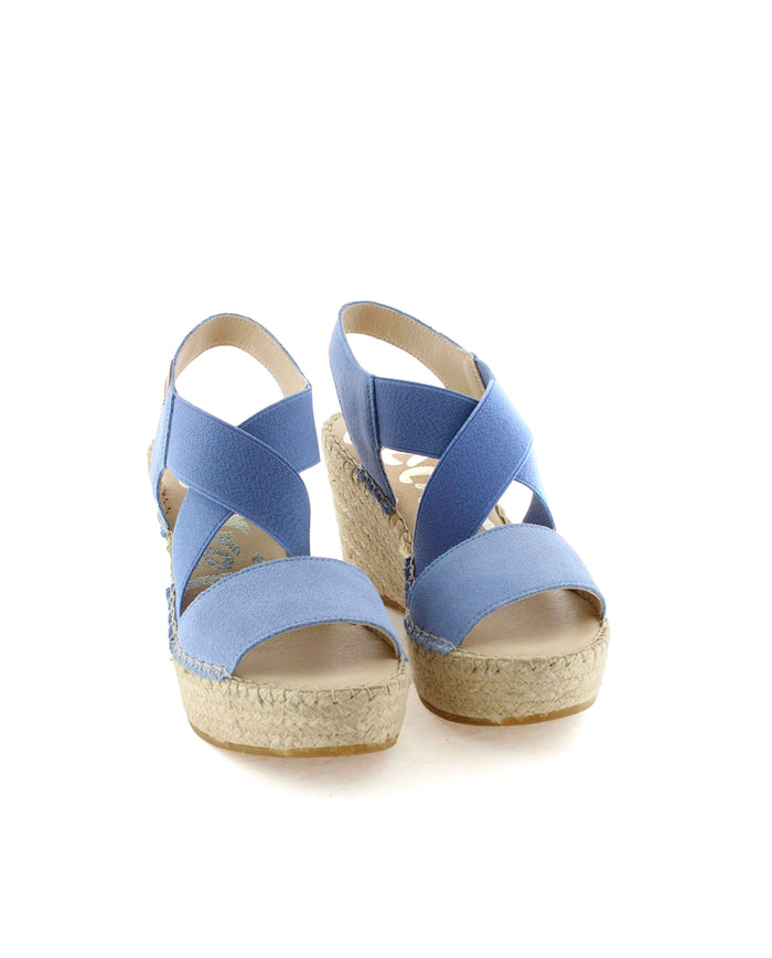 vidorreta Sandalia elásticos en serraje jeans Dominica Outlet online