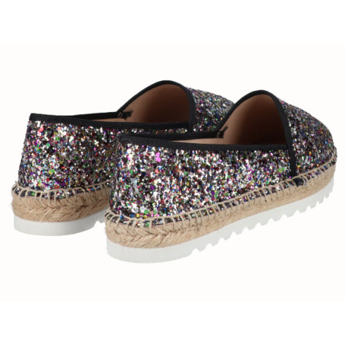 viguera Alpargata Plana con Eva Glitter Multi Promoción por tiempo limitado
