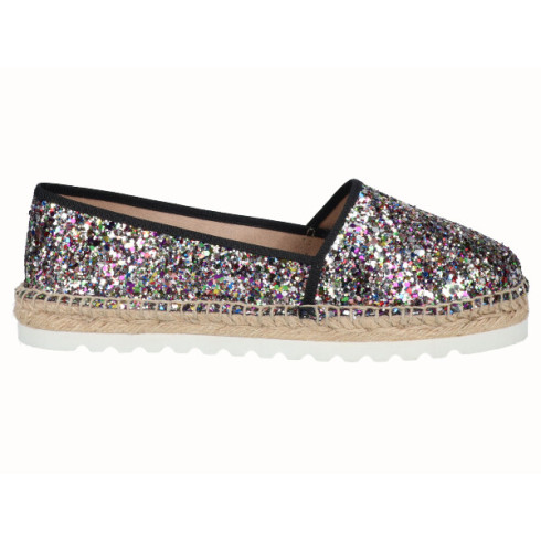 viguera Alpargata Plana con Eva Glitter Multi Promoción por tiempo limitado