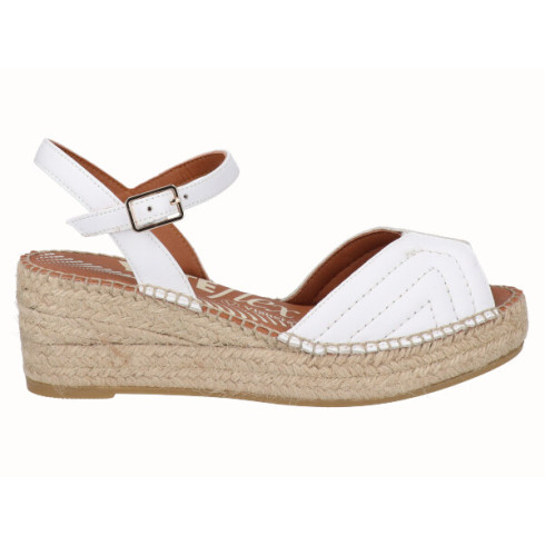 viguera Sandalia Cuña YuteFlex Blanco