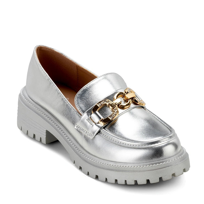 weide Mocasin Mujer Nieve Plateado Weide COMPRAR AHORA