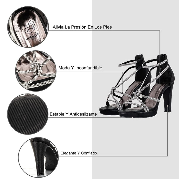 weide SANDALIA MUJER ZAPATOS DE FIESTA WEIDE GH133 Últimos 2 días