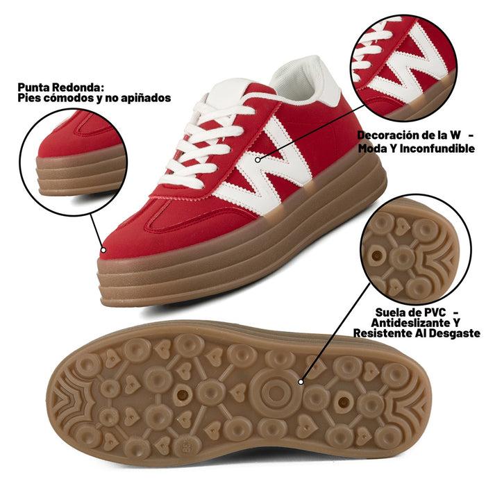 weide ZAPATILLAS PLATAFORMA MUJER WEIDE SL14 Solo hoy