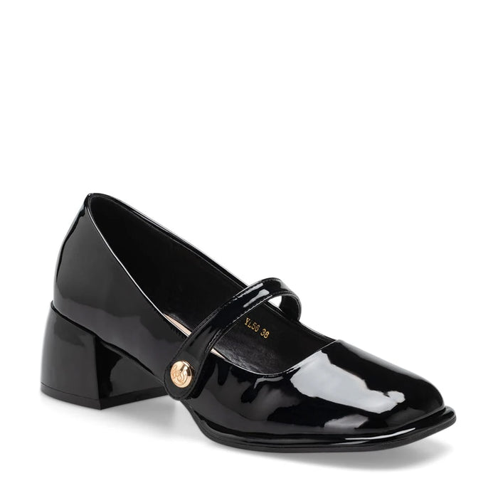 weide Zapatos Mary Jane Mujer Amelia Negro Weide YL56 Liquidación