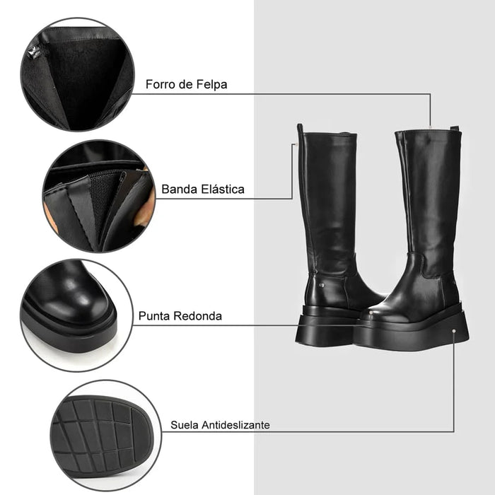 weide BOTAS PLATAFORMA MUJER NEGRO WEIDE CZY588 Libre de impuestos