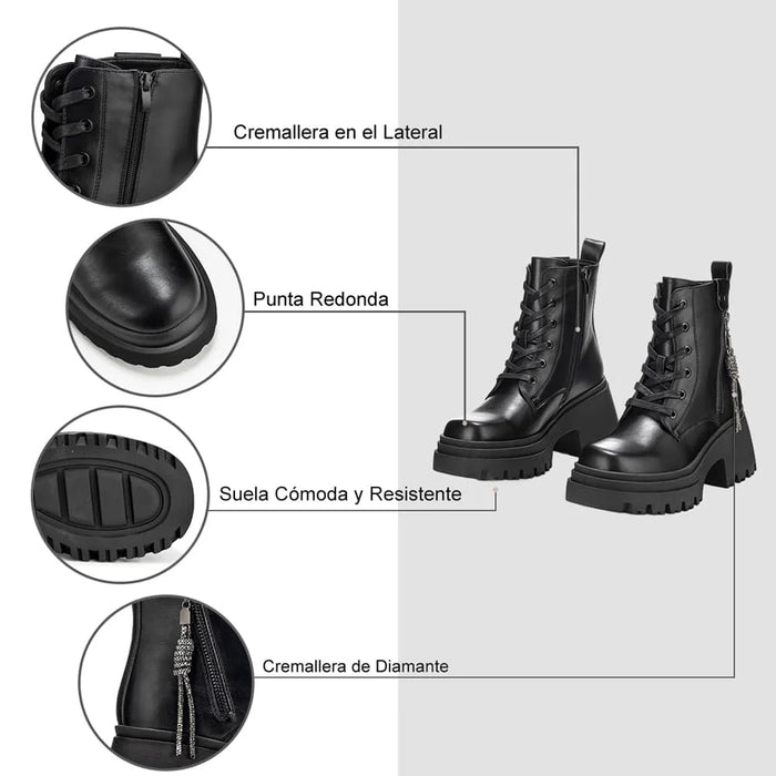 weide BOTINES PLATAFORMA MUJER NEGRO WEIDE DH69 Oferta exclusiva