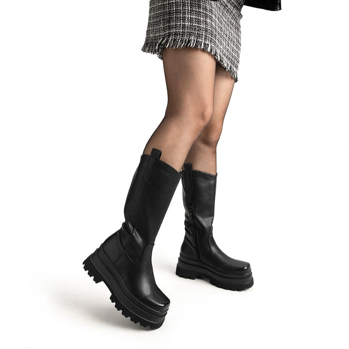 weide BOTAS PLATAFORMA MUJER NEGRO WEIDE CZY580 Ofertas de temporada