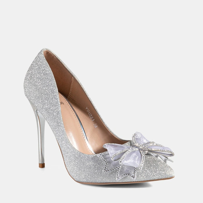 weide Zapatos Taco Mujer Hortensia Plateado Weide Outlet