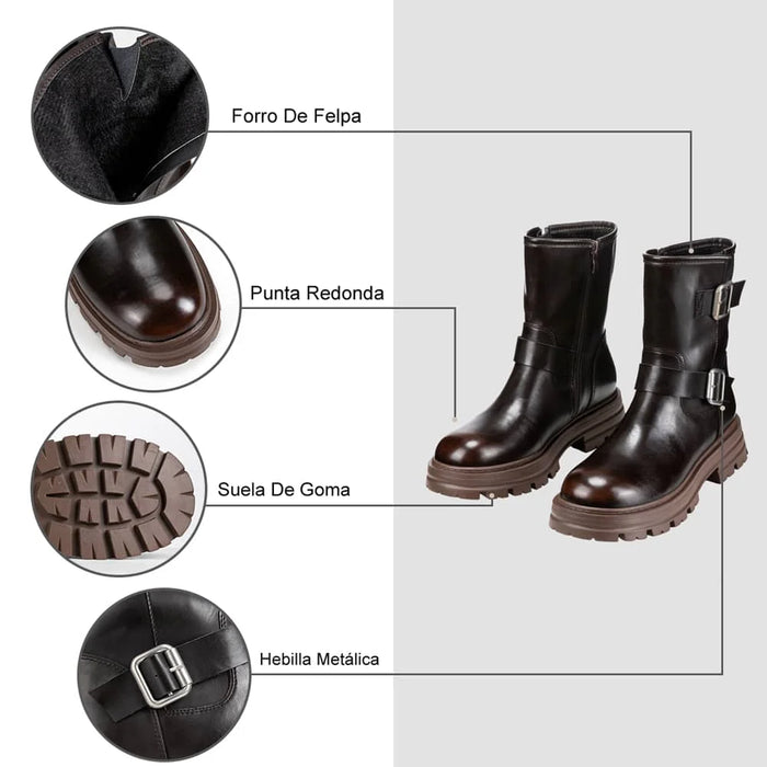 weide BOTINES PLATAFORMA MUJER MARRON WEIDE YL76 Outlet online