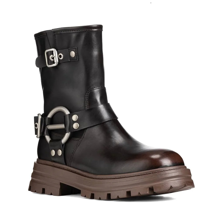 weide BOTINES PLATAFORMA MUJER MARRON WEIDE YL75 Venta caliente