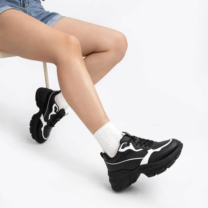 weide ZAPATILLAS PLATAFORMA MUJER NEGRO WEIDE SL06 Rebajas baratas