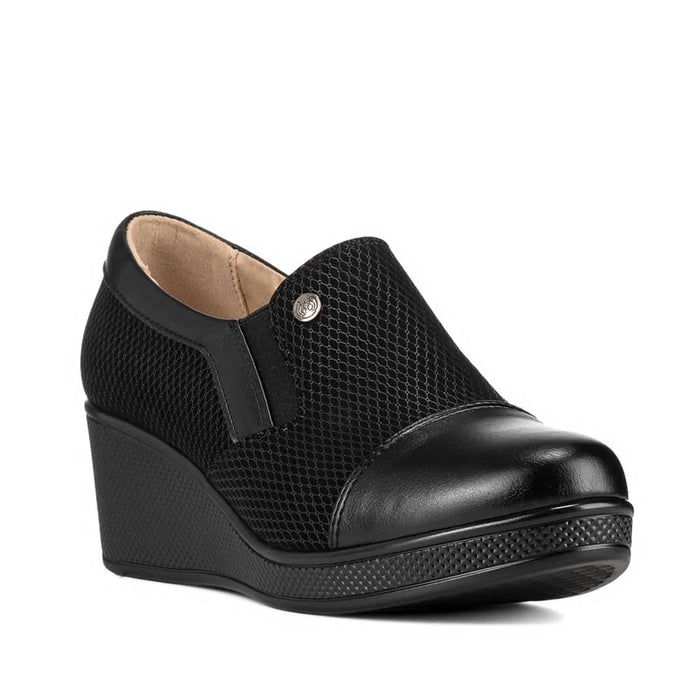 weide MOCASIN TACO MUJER NEGRO WEIDE JML01 Rebajas de fábrica