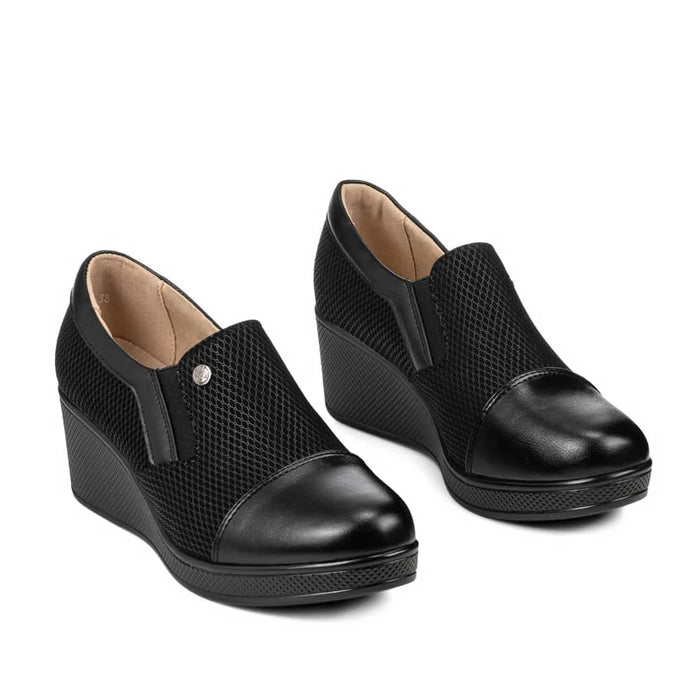 weide MOCASIN TACO MUJER NEGRO WEIDE JML01 Rebajas de fábrica