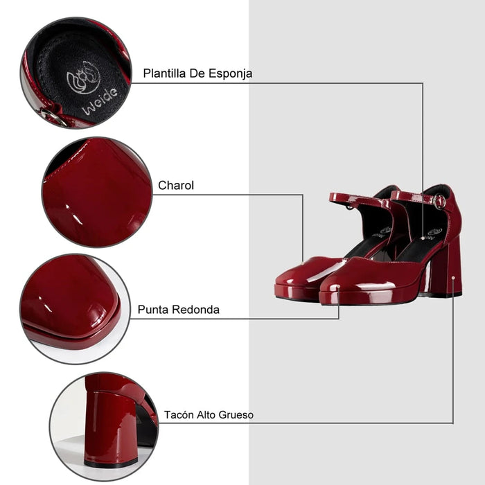 weide ZAPATOS MARY JANE MUJER BURDEO WEIDE YL85 Precio de fábrica