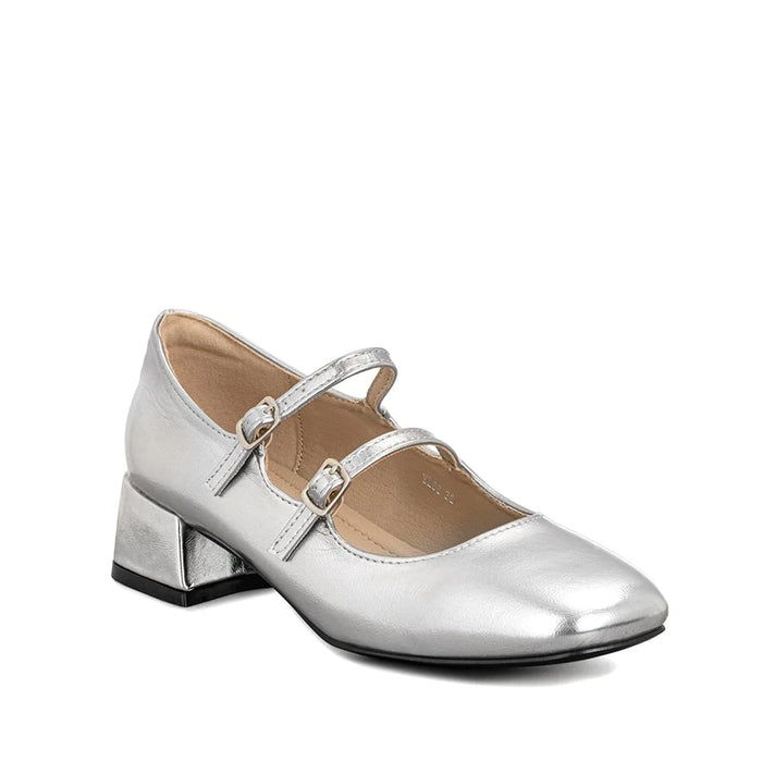weide ZAPATOS MARY JANE MUJER PLATEADO WEIDE YL66 Ahorra y exporta