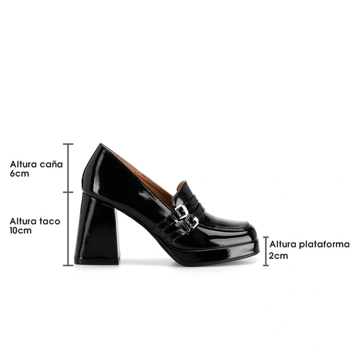 weide Mocasin Mujer Gertrudis Negro Weide Ventas relámpago