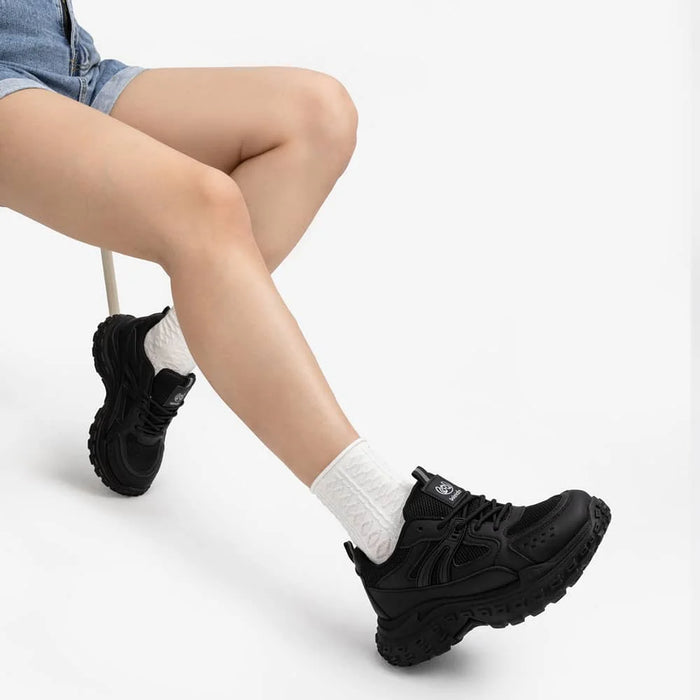 weide ZAPATILLAS PLATAFORMA MUJER NEGRO WEIDE SL03 Oferta especial de fábrica