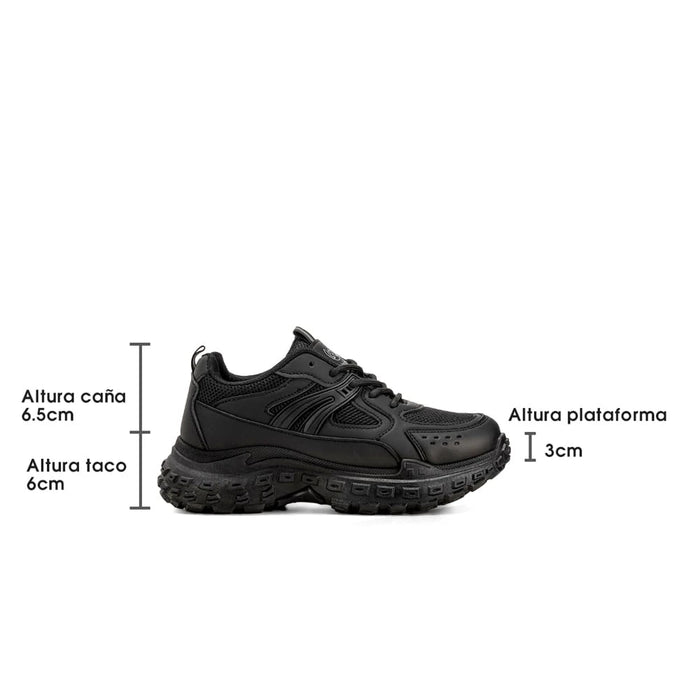 weide ZAPATILLAS PLATAFORMA MUJER NEGRO WEIDE SL03 Oferta especial de fábrica