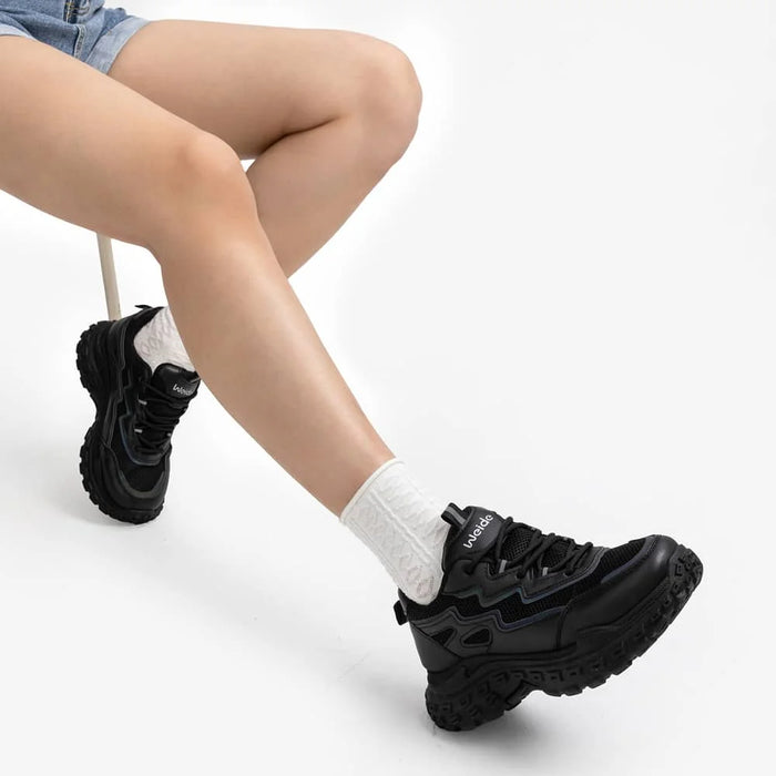 weide ZAPATILLAS PLATAFORMA MUJER NEGRO WEIDE SL02 Promoción trimestral