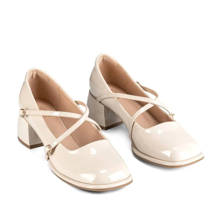 weide ZAPATOS MARY JANE MUJER BEIGE WEIDE YL65 Oferta exclusiva
