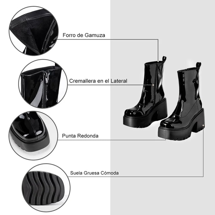 weide BOTINES TACO MUJER NEGRO WEIDE CZY589 Mejor oferta