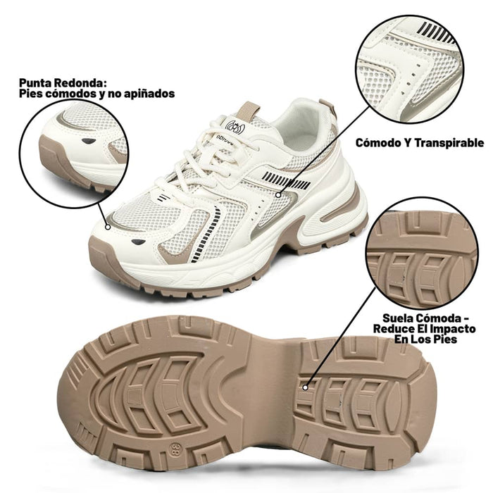 weide ZAPATILLAS MUJER PLATAFORMA WEIDE LT206 Liquidación