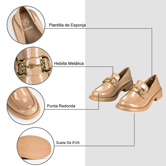 weide MOCASIN PLANO MUJER BEIGE WEIDE GH86 Último día
