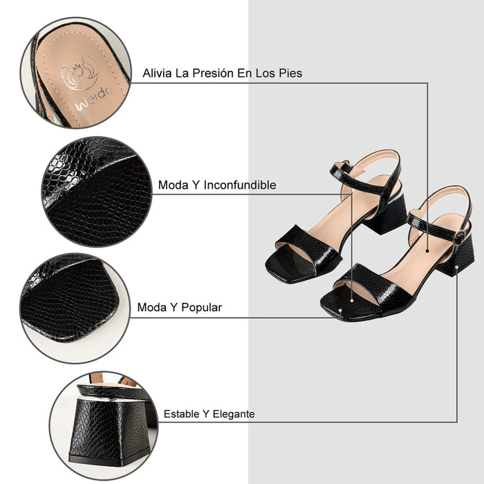 weide SANDALIA MUJER TACO WEIDE LT139 Envío internacional gratuito