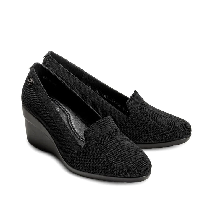 weide MOCASIN TACO MUJER NEGRO WEIDE GH116 Oferta especial