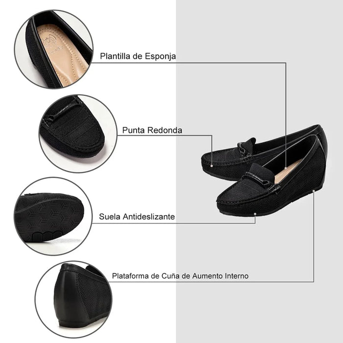 weide MOCASIN PLANO MUJER NEGRO WEIDE GH117 Envío gratis