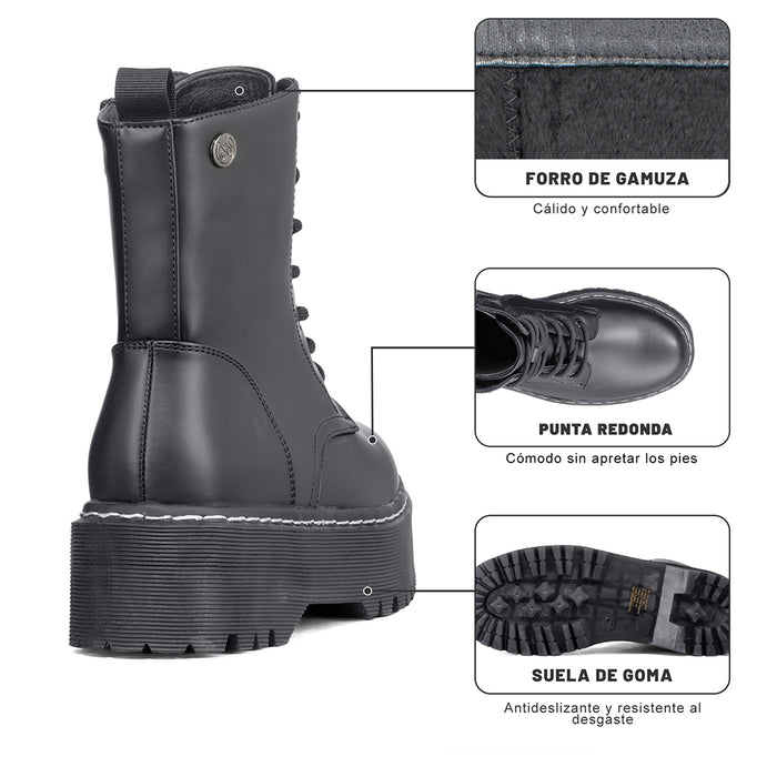 weide Botine Mujer Carlota Negro Weide Superdescuento