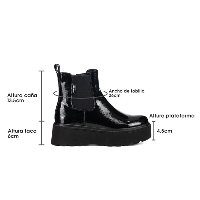 weide BOTINES PLATAFORMA MUJER NEGRO WEIDE ZS38 En oferta