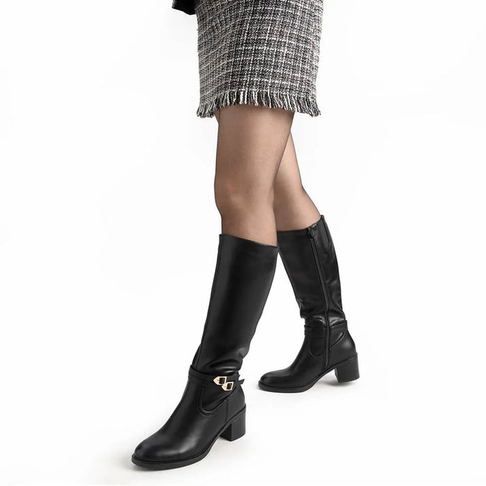 weide BOTAS TACO MUJER NEGRO WEIDE CZY582 Ofertas de temporada