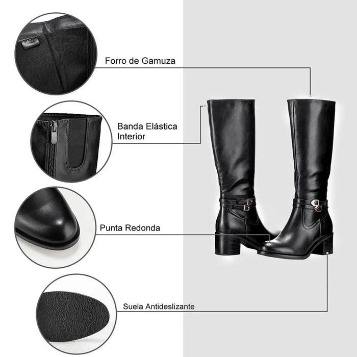 weide BOTAS TACO MUJER NEGRO WEIDE CZY582 Ofertas de temporada