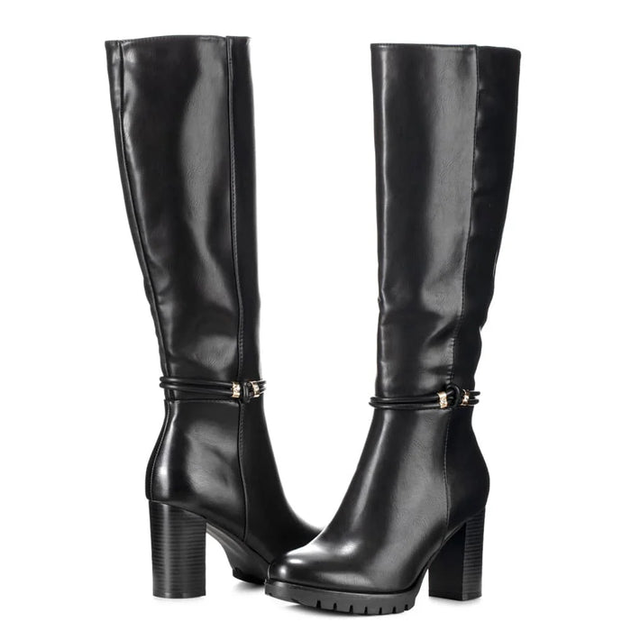 weide BOTAS TACO MUJER NEGRO WEIDE CZY583 Grandes ahorros