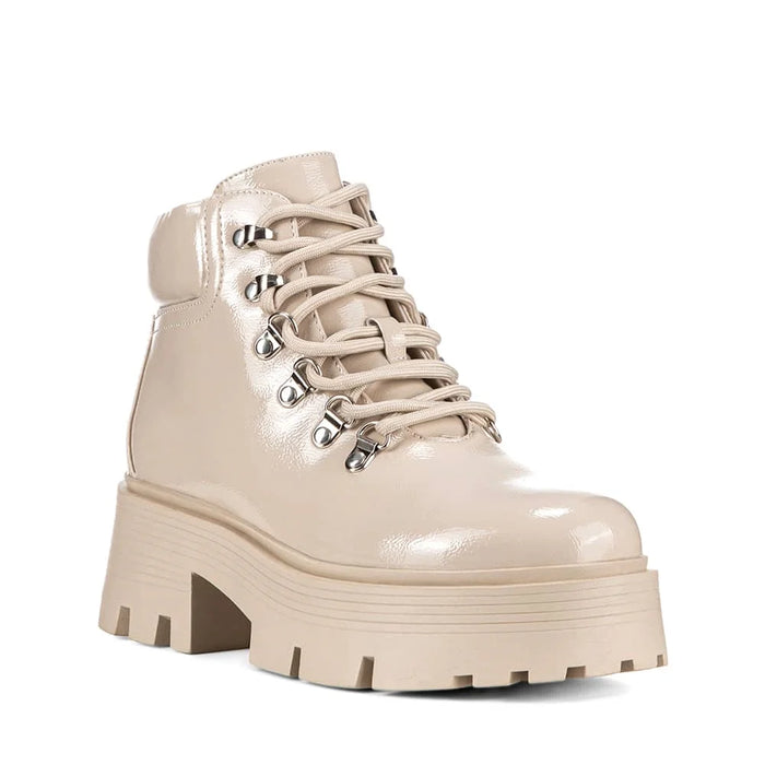 weide BOTINES PLATAFORMA MUJER BEIGE WEIDE DH56 Envío gratis