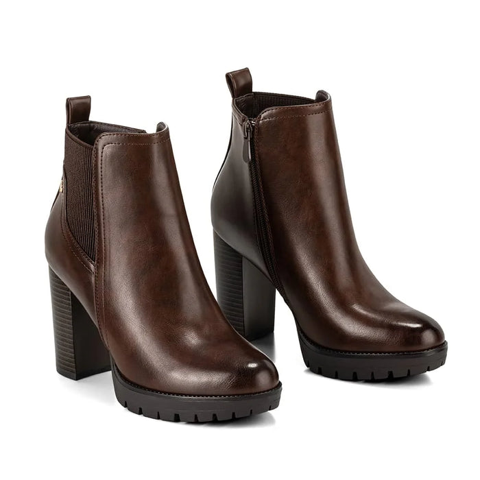 weide BOTINES TACO MUJER MARRON WEIDE QBM06 Superdescuento