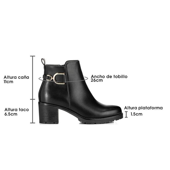 weide BOTINES TACO MUJER NEGRO WEIDE QBM05 Grandes descuentos