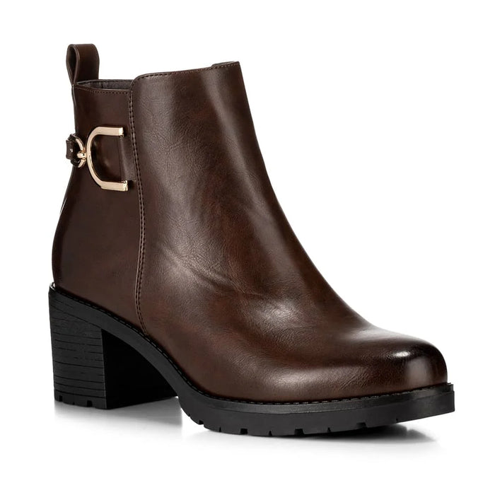 weide BOTINES TACO MUJER MARRON WEIDE QBM05 Liquidación