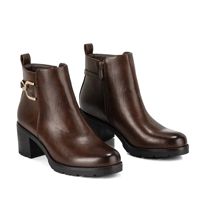 weide BOTINES TACO MUJER MARRON WEIDE QBM05 Liquidación