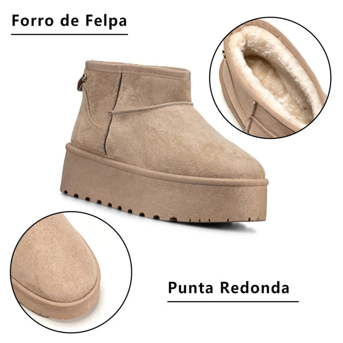 weide BOTAS DE NIEVE MUJER CAQUI WEIDE LT123 Liquidación