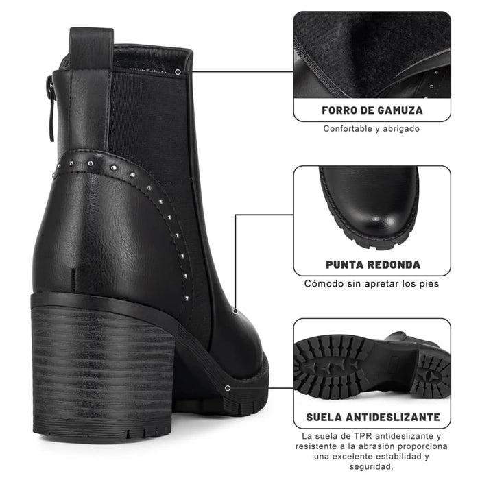 weide BOTINES MUJER TACO WEIDE QBM17 Oferta especial