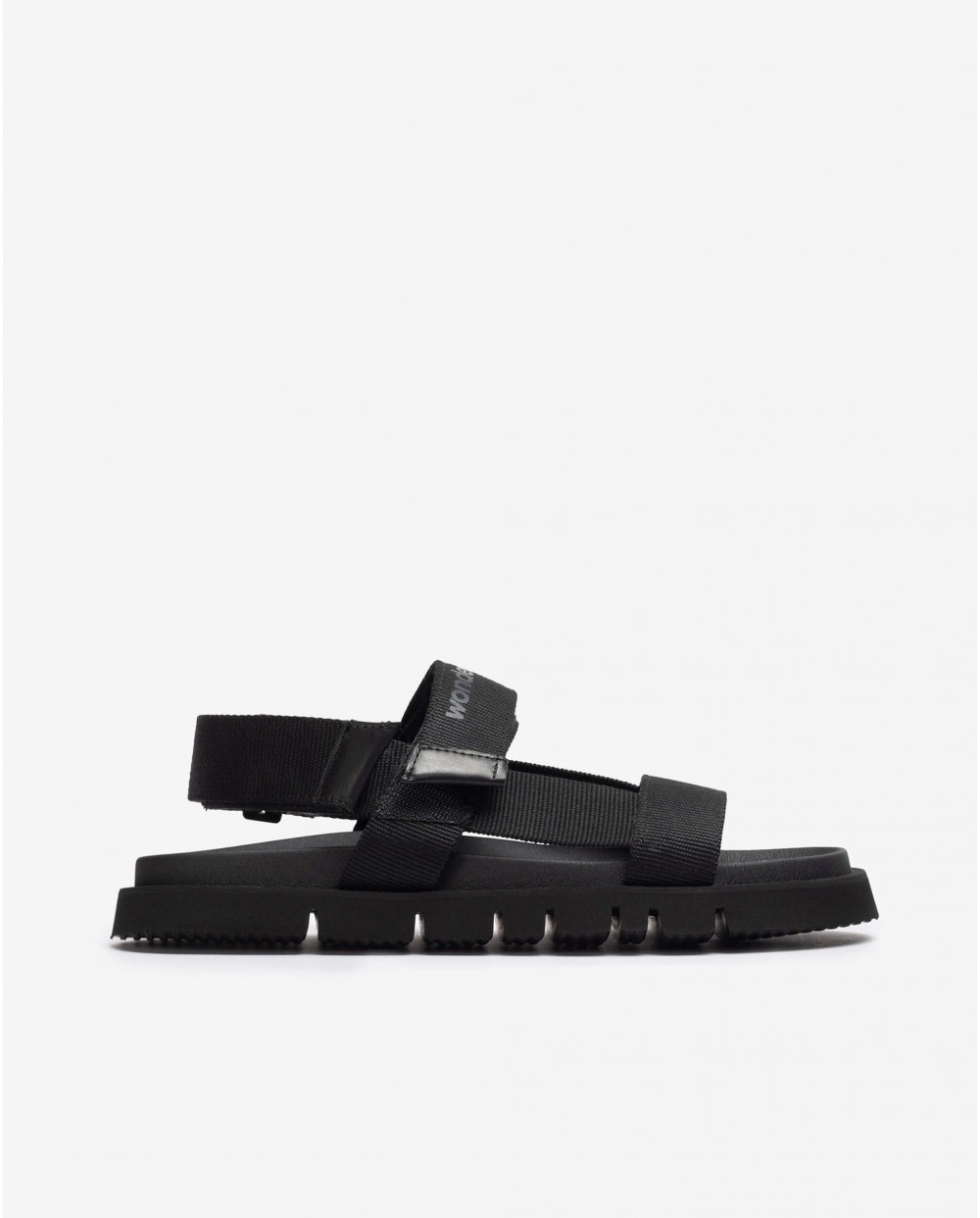 wonders Sandalias tira adherente Negro