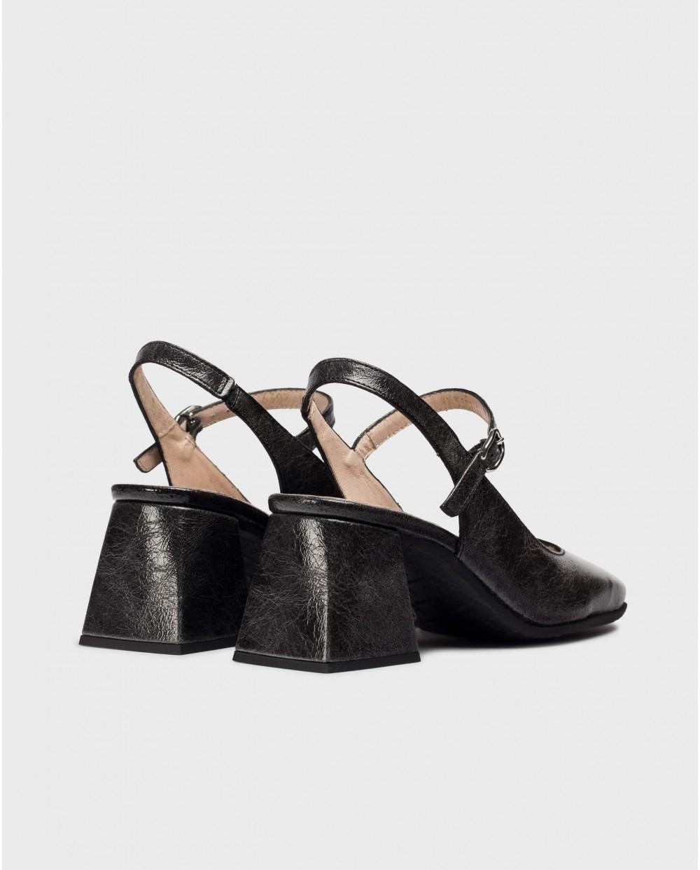 wonders Zapatos destalonados JANE Negros Limitado a 3 días