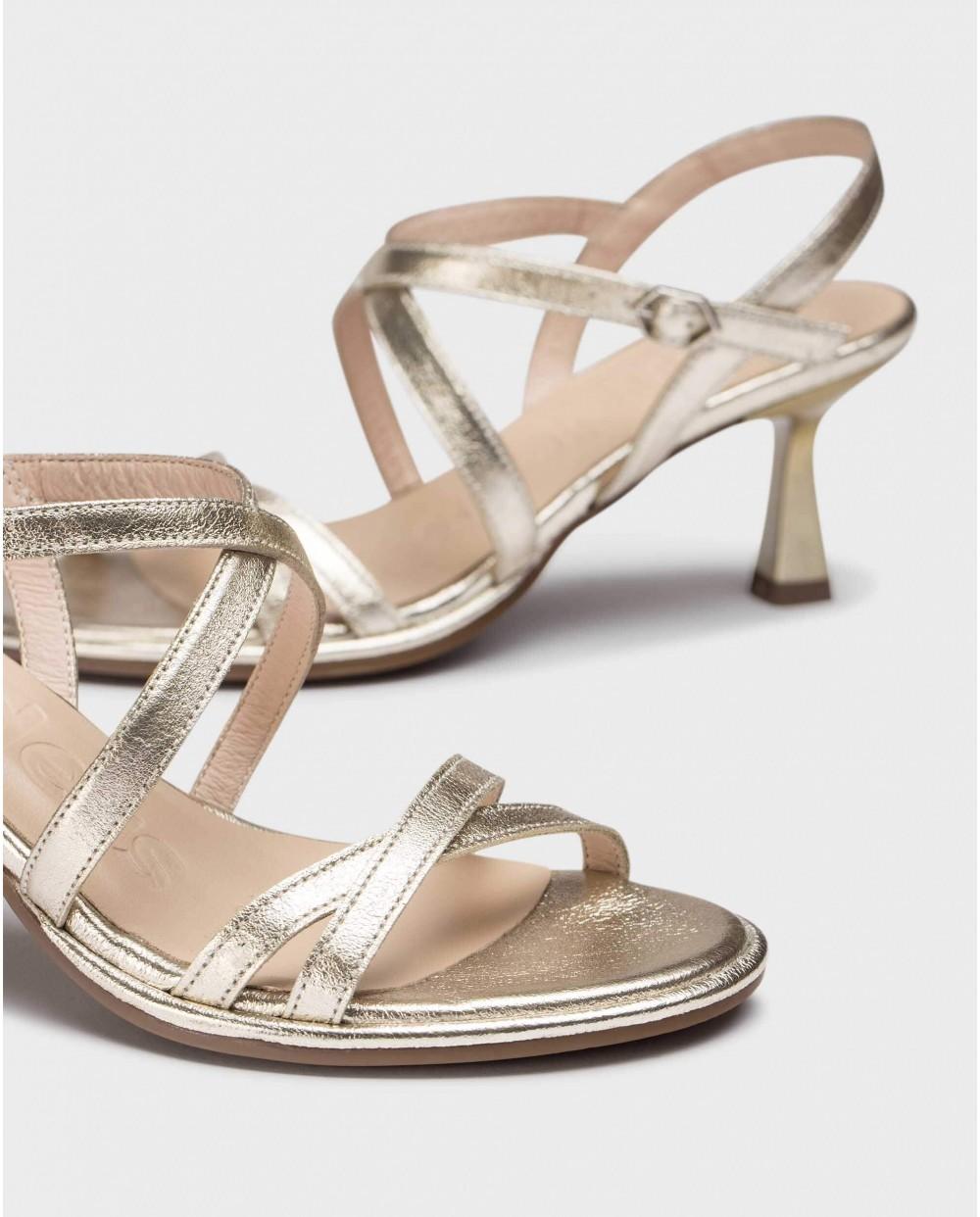 wonders Sandalias KAIA Oro En oferta