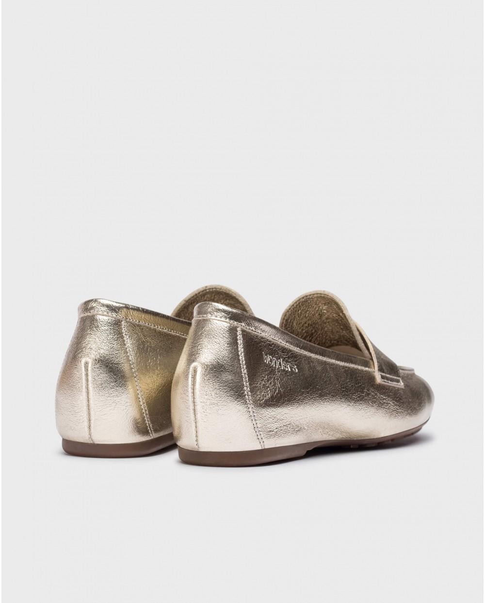 wonders Mocasines ANITA Oro Libre de impuestos
