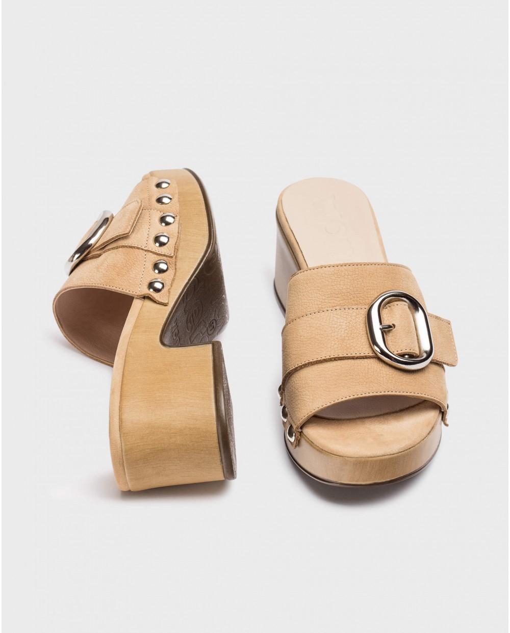 wonders Sandalias BIANCA Marrones Descuentos del mes