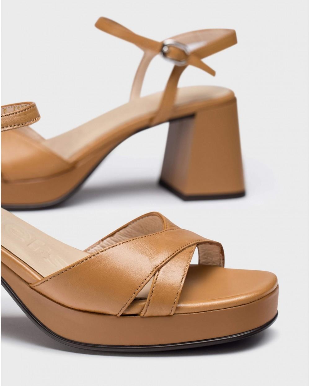 wonders Sandalias LOLA Marrones Oferta exclusiva