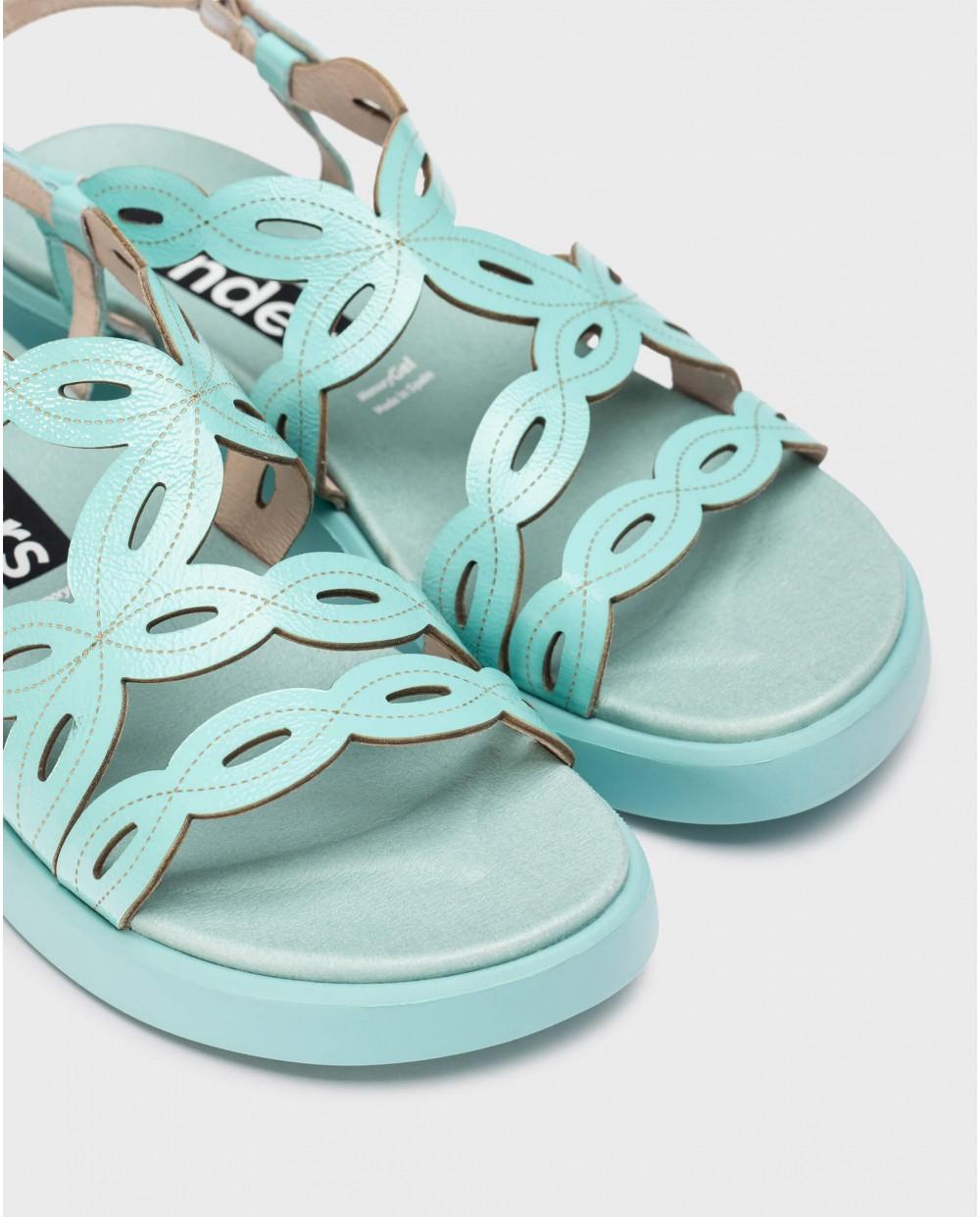 wonders Sandalias DARYA Azules Descuento por venta flash